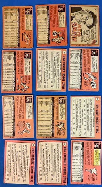 Lote de 34 tarjetas de béisbol Topps 1969 diferentes - Jesus Alou, Carlos May estrellas novatas Foto 4 de 4