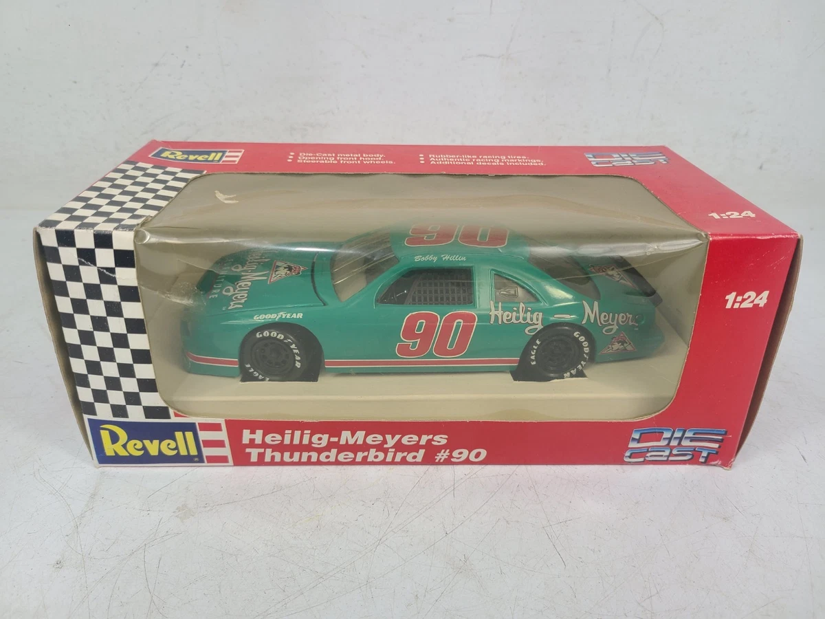 Miniature Revell 1/24 Stock Car Ford #90 Bobby Hillin - Nascar, Bleu, Diecast, Occasion