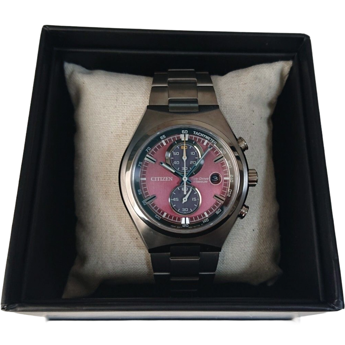 値下げ【新品】シチズン海外モデル　CA7090-87X チタン ワインレッド 値下げ【新品】シチズン海外モデル CA7090-87X チタン ワインレッド