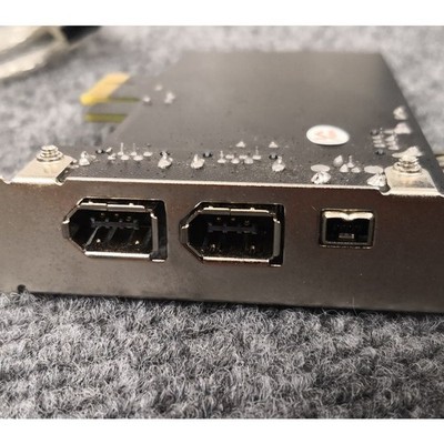 PCIe FireWire 400 Windows 10/11 Adapter Card   3-Port IEEE 1394a PCI Express