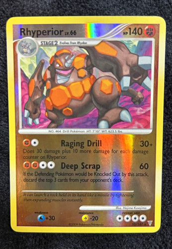 Pokemon TCG Rhyperior 10/147 Supreme Victors Reverse Holo