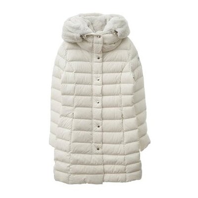 Damen Daunenjacke Cape Horn Weiß Aus Polyester