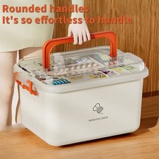 Medicine Storage Box Portable Medication Storage Large-Capacity Medicine Box UK
