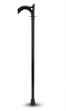 37  Tactical Walking Cane Curved V Handle   Outdoor Walking Stick Gift Men Women