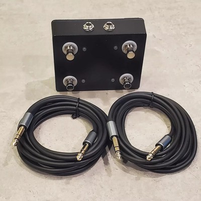 Custom ENGL Dual Z4 Footswitch for Fireball Ironball Powerball - w/ 10-Ft Cables