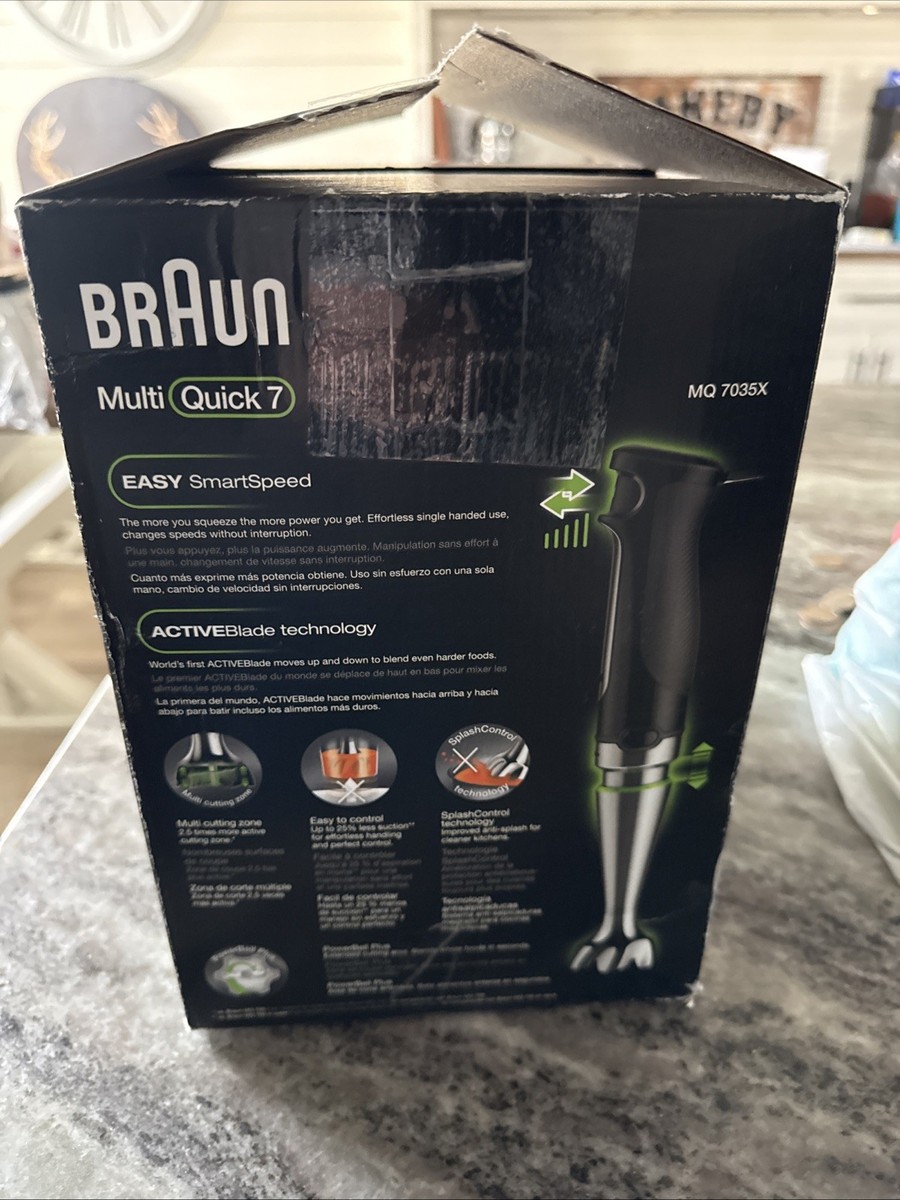 Braun MultiQuick 7 Hand Blender MQ7035X / ActiveBlade Set 220V