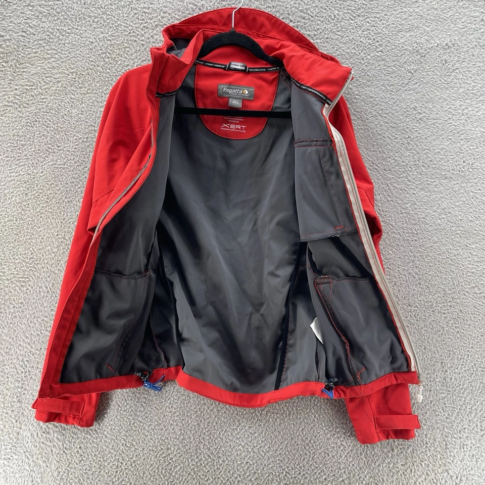 Regatta Great Outdoors Jacket Women Small Red Softshell XPT Membrane Gorpcore - Image 3 of 4