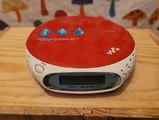 Sony D-EJ360 Red Cd Walkman Psyc G - Protection Portable For Parts Or repair