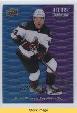 2023-24 Upper Deck Allure Color Flow Blue Purple Matias Maccelli #CF-25 READ f6d