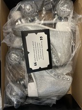 Skate Gear Sparkly Glitter Roller Skates for Men 5 Women Size 6 With Box