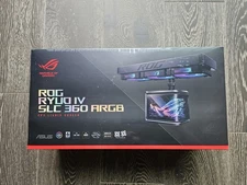 ASUS ROG RYUO IV SLC 360 ARGB LIQUID CPU COOLER INTEL/AMD 6.67" 3D AMOLED SCREEN