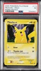 2009 POKEMON PLATINUM RISING RIVALS #112 PIKACHU-HOLO PSA 7