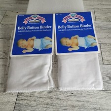 Lot Of 2 Baby King Belly Button Binder 100 Cotton Newborn