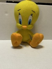 Vintage Looney Tunes 9 Inch Tweetie Bird Plush Toy Stuffed Animal