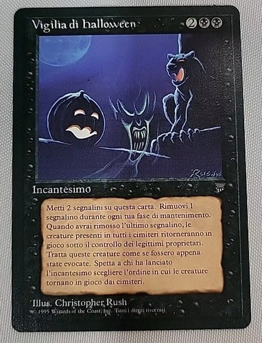 MTG Magic - All Hallow's Eve - ITALIAN language Legends - LP