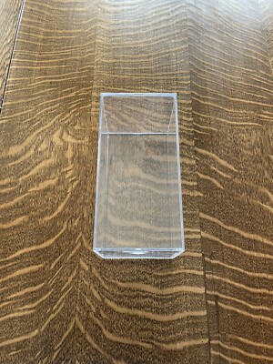 Clear Acrylic Plastic Display Boxes Containers Cases 4  x 4  x 8 