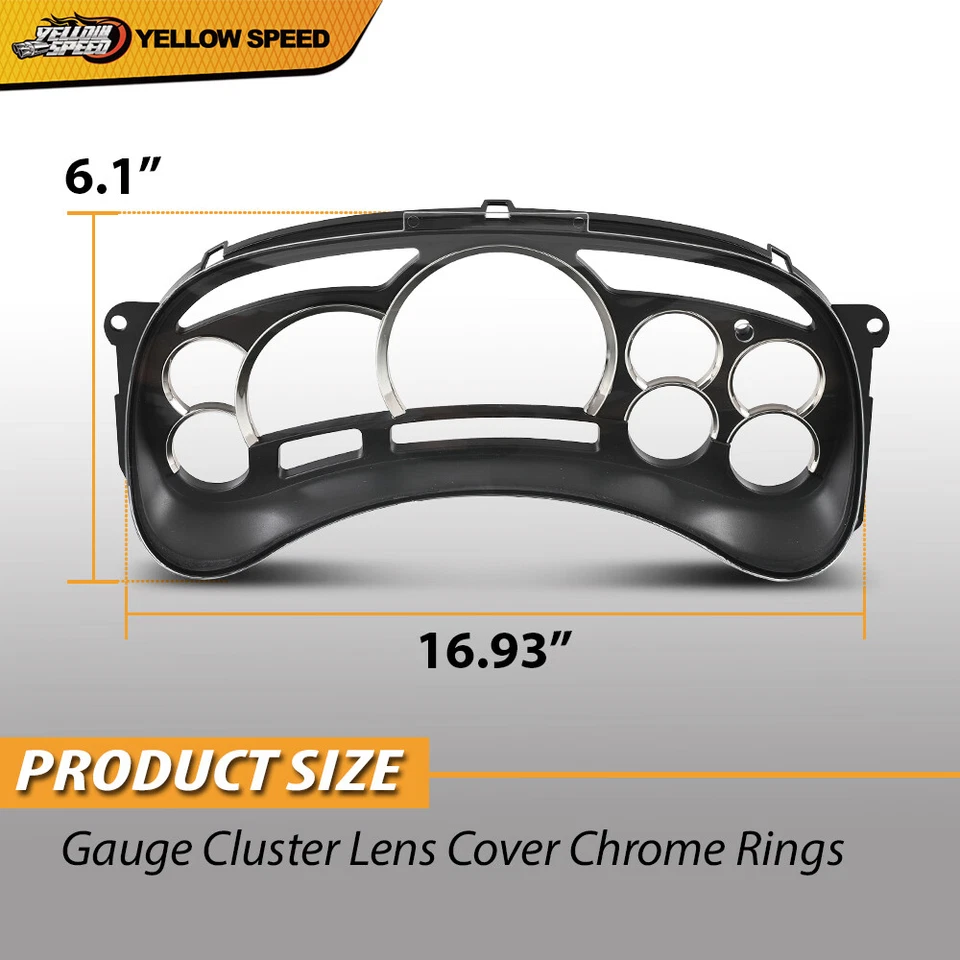 Ajuste para Camiones GM 2003-2006 SUVS ESCALADA CALIBRE RACIMO CUBIERTA DE LENTE ANILLOS CROMADOS  Foto 3 de 4