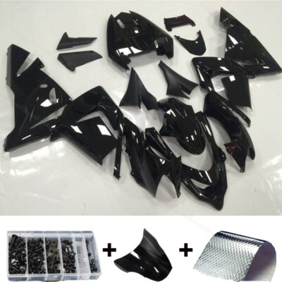 Fit for Kawasaki Ninja ZX 10R 2004 2005 Black Fairing Kit
