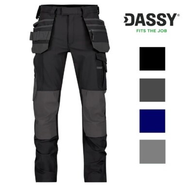 DASSY Arbeitshose MATRIX Stretch flexibel Bundhose Hose Holstertaschen