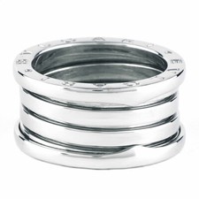 Bulgari B.Zero1 Ring Four Band 18kt White Gold MSRP 3500