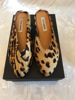 steve madden cheetah mules