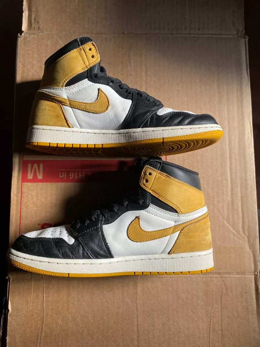 Air Jordan 1 Retro High OG Yellow Ochre 555088 109 DSWT OG All SZ 9.5