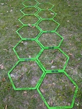 12 Yes4All Hex Rings/Speed Rings Hexagon Rings Agility Trainer