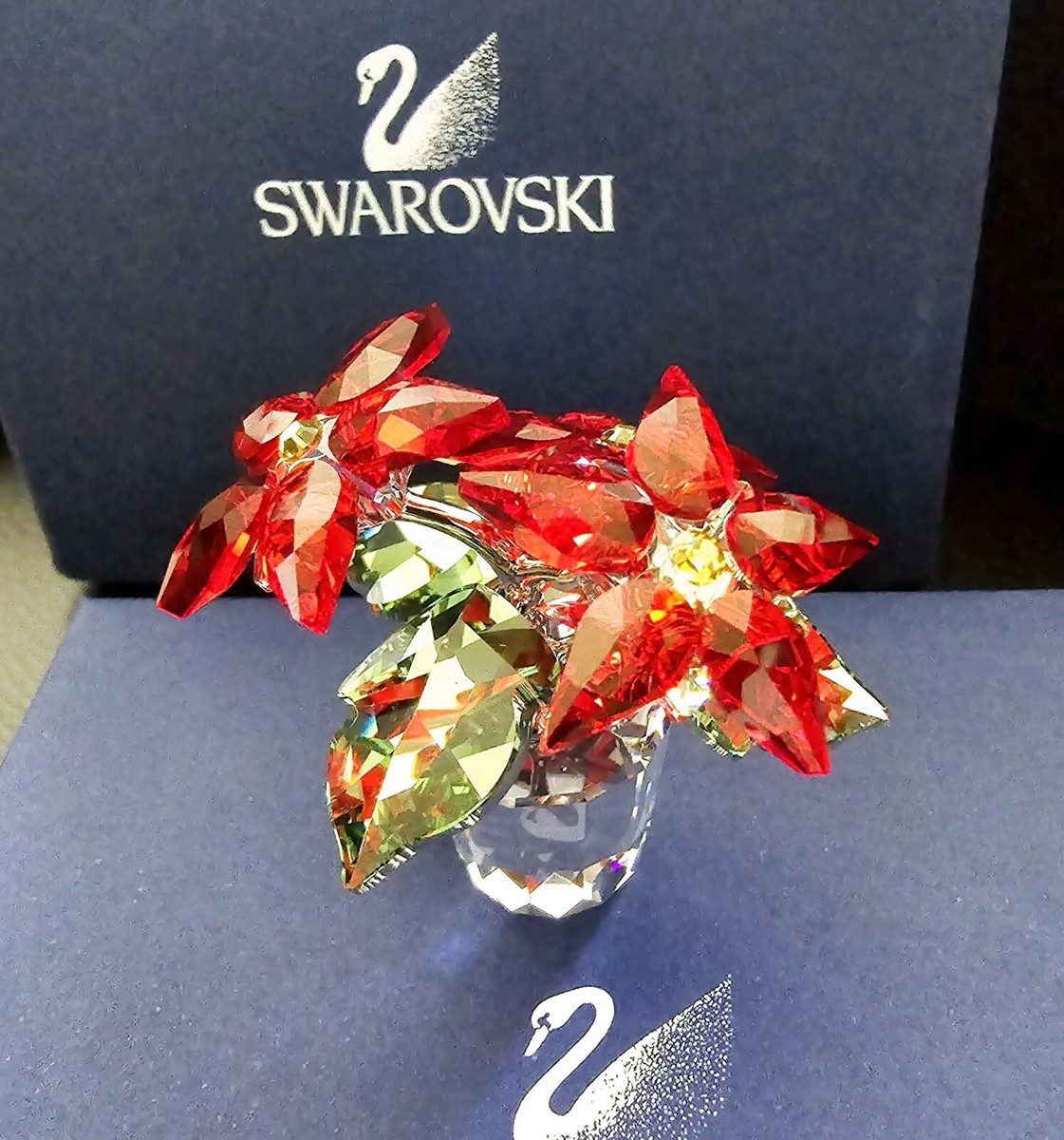 Swarovski Poinsettia Christmas Crystal Small - 905209 - Retired