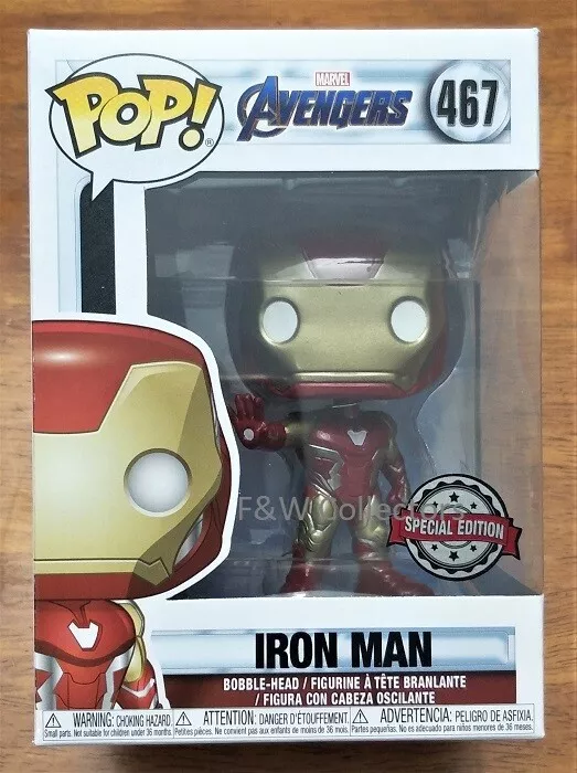 Iron Man Funko Pop! 467 Bobble-Head Marvel Avengers Vinyl Figure