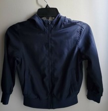 Old Navy boys zip up Light Weight jacket windbreaker XS Navy