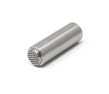 1911 End Cap Gov Standard Checkered Stainless