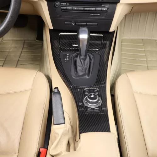 Cubierta interior de fibra de carbono ABS apta para BMW Serie 3 Sedán E90 2005-2012 - Imagen 19 de 39