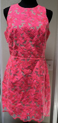 Adelyn Rae Mila Lace Halter Mini Dress Hot Pink Nude Women's Size Medium | eBay Adelyn Rae Mila Lace Halter Mini Dress Hot Pink Nude Women's Size Medium | eBay