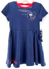 NEW Connecticut UConn Huskies Colosseum Athletics Navy SS Dress Toddler 3T