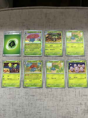 Grass type energy 151 random lot pokémon cards | eBay
