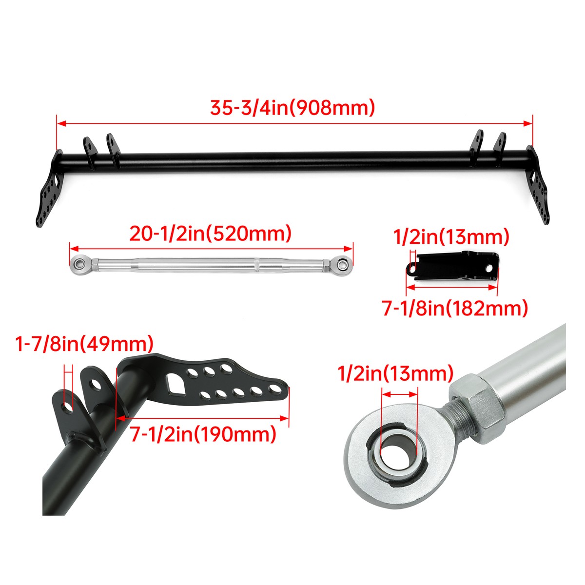 その他 Non 2007-2014 Toyota FJ Cruiser Rear Corner Bumper End Cap Pad LH & RH