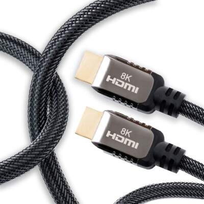 8K HDMI Cable / HDMI Cord (6feet / 6ft, HDMI to HDMI) 4K 1080P 3D +Ethernet ARC