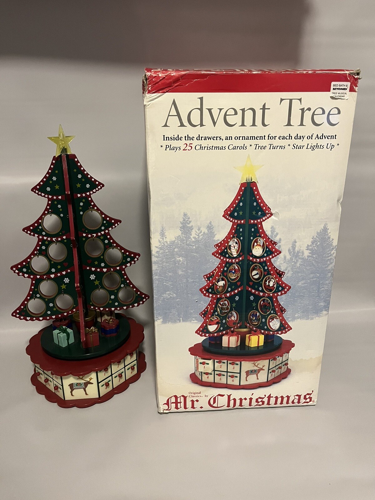 Mr. Christmas Musical Advent Calendar tree W/gifts 25 Song As is | eBay