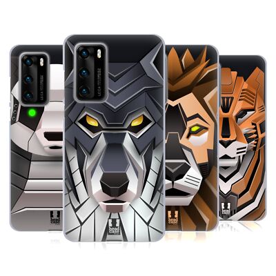 HEAD CASE DESIGNS ROBOTIC ANIMALS SOFT GEL CASE FOR HUAWEI PHONES 4