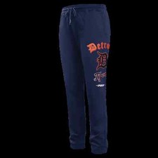 Pro Standard - MLB Detroit Tigers Old English Men's Fleece Sweatpants - Navy NEW