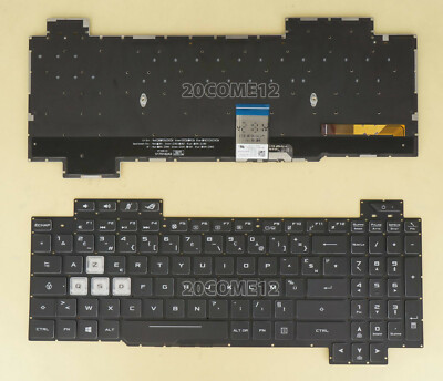 NEW FOR ASUS GL504GV GL504GW KEYBOARD Color backlit French Clavier WASD white