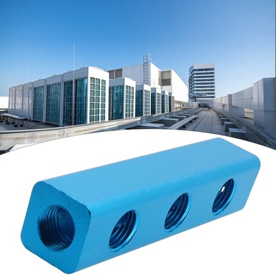 Verteilerblock Splitter 6-Port Block Luftschlauch Pneumatisch Splitter