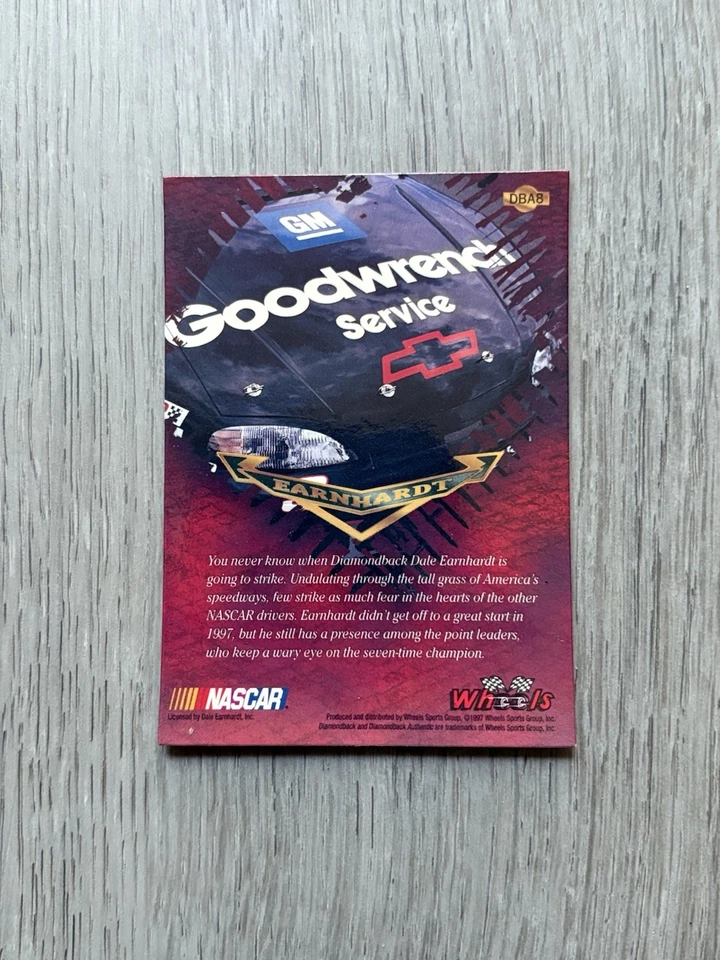 1997 Wheels Viper Authentic Diamondback First Strike | Dale Earnhardt | DBA8 - Image 2 of 4