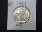 1942-S Walking liberty half in uncirculated condition # 5