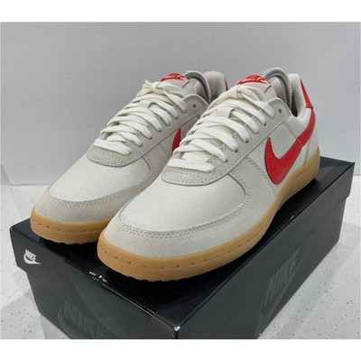 Nike Field General Ivory/Red Men's 9.5 New HF3165104 New 