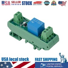 Din Rail 1 Channel Relay Board 5/12/24V Relay Interface Electromagnetic Relay