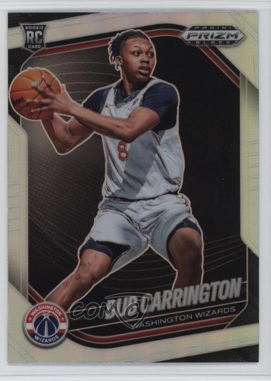 2024-25 Panini Prizm Black Silver Prizm Bub Carrington #92 1hc0