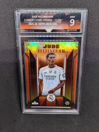 2025-26 TOPPS DECO UCC CURRENT STARS JUDE BELLINGHAM /25
