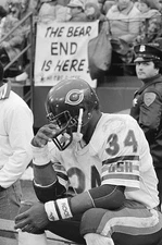 WALTER PAYTON POSTER ON 12X8IN METAL SIGN BEARS HIGH QUALITY PHOTOS V