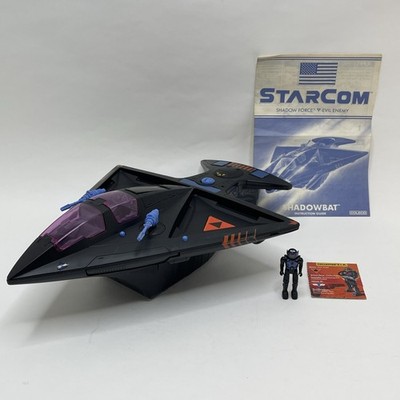Starcom SHADOW BAT with Major Klag with Instructions 1986 Coleco 100% COMPLETE